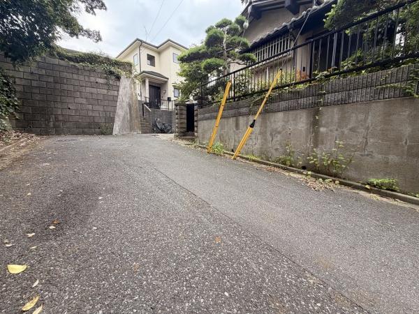 柏市加賀3丁目の土地の前面道路含む現地写真画像