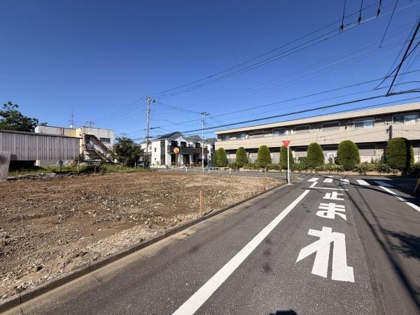 葛飾区東水元5丁目　全6区画の前面道路含む現地写真画像