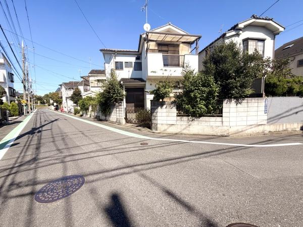 葛飾区東金町5丁目の土地の前面道路含む現地写真画像