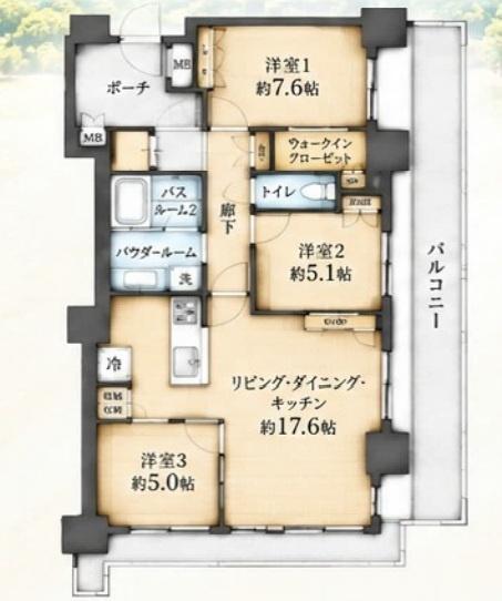 シティタワー金町の間取り画像