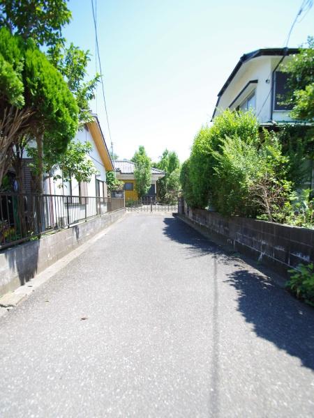 大網白里市南横川の前面道路含む現地写真画像
