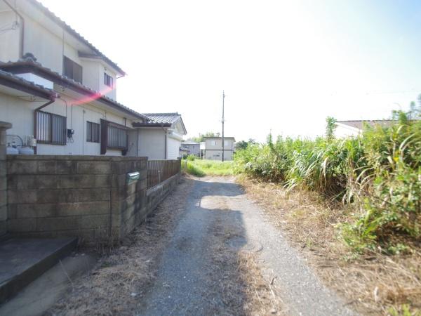 大網白里市　南横川の前面道路含む現地写真画像