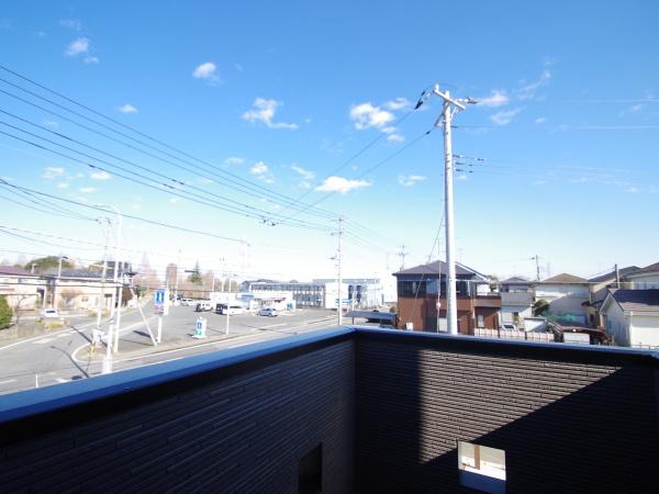 クレステージ八街　八街に　全３２区画・３１号棟の現地からの眺望画像