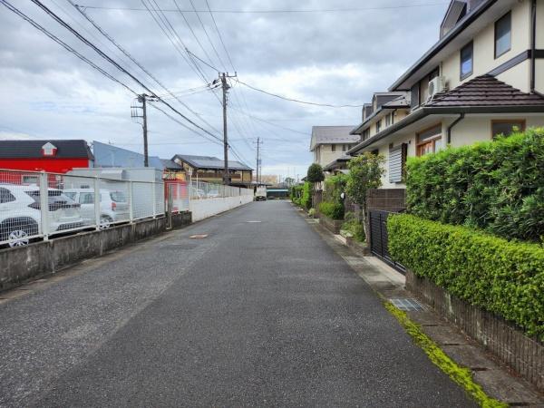 大網白里市　みやこ野２丁目の前面道路含む現地写真画像