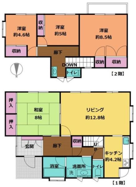大網白里市　みずほ台２丁目の間取り画像