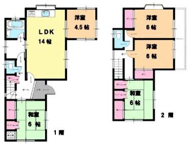八街市　八街に（やちまたし　やちまた　に）の間取り画像