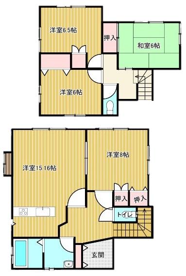 大網白里市　南飯塚の間取り画像