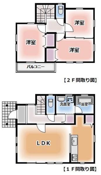 八街市　八街ほ（やちまたし　やちまた　ほ）の間取り画像