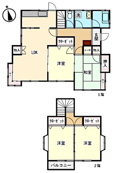 八街市　八街ろの間取り画像