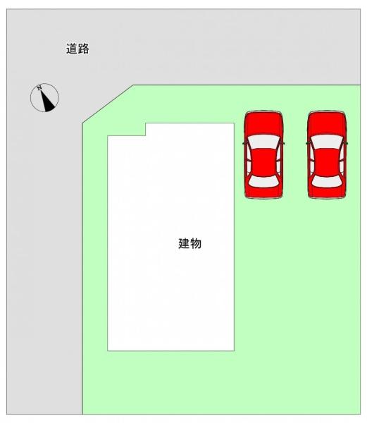 東金市　田間の区画図画像