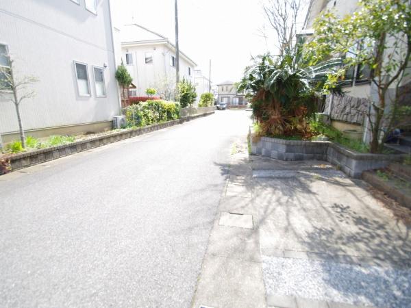 東金市　田間の前面道路含む現地写真画像