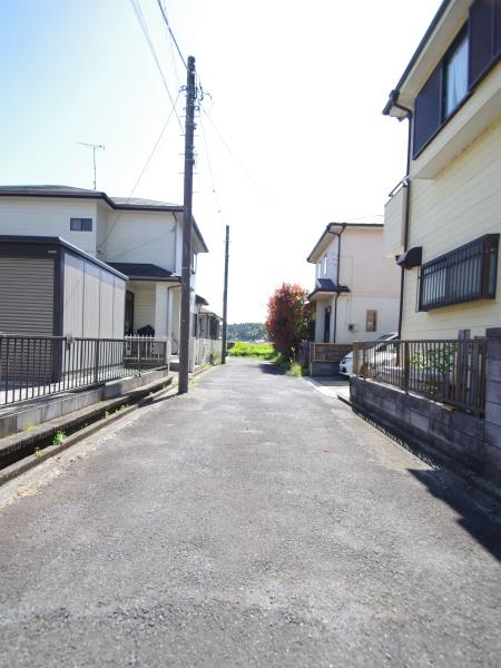 大網白里市　永田（おおあみしらさとし　ながた）の前面道路含む現地写真画像