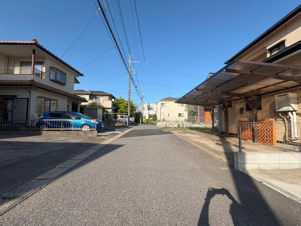 成田市　三里塚　成田サンポートの前面道路含む現地写真画像