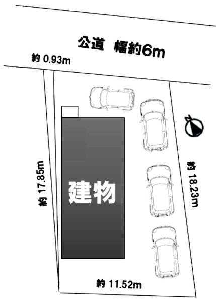 成田市　並木町（なりたし　なみきちょう）の区画図画像