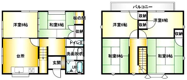 富里市　根木名（とみさとし　ねこな）の間取り画像
