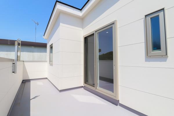 山武市　和田（モデルハウス）のバルコニー画像