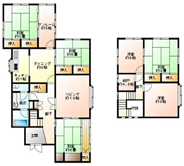大網白里市 北飯塚の間取り画像