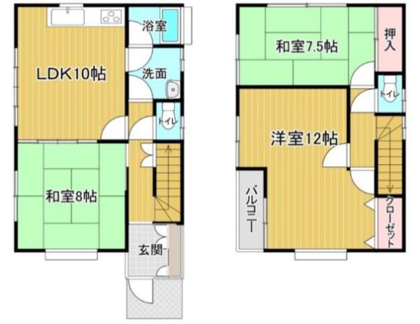 東金市 田間の間取り画像