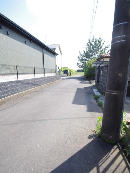 東金市 田間の前面道路含む現地写真画像