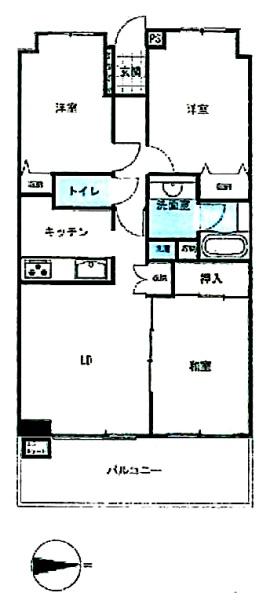 エバーグリーンテラス佐倉の間取り画像