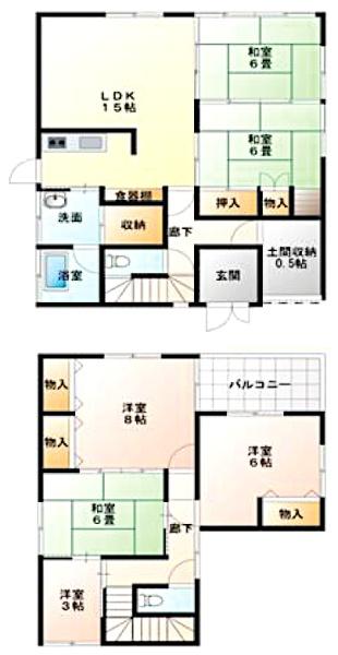 山武市松尾町八田 中古一戸建