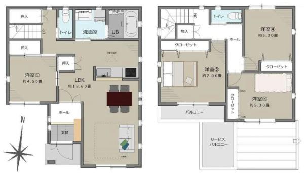 四街道市鹿渡 中古一戸建