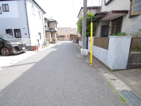 四街道市大日の前面道路含む現地写真画像