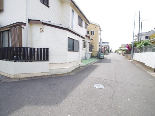 四街道市大日の前面道路含む現地写真画像