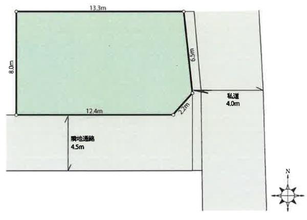 四街道市下志津新田の区画図画像
