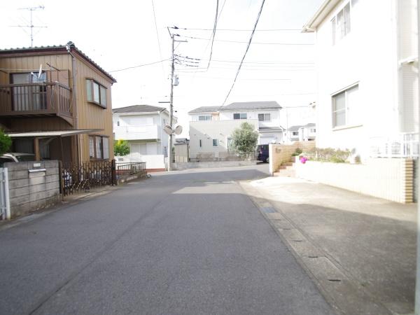 四街道市大日の前面道路含む現地写真画像