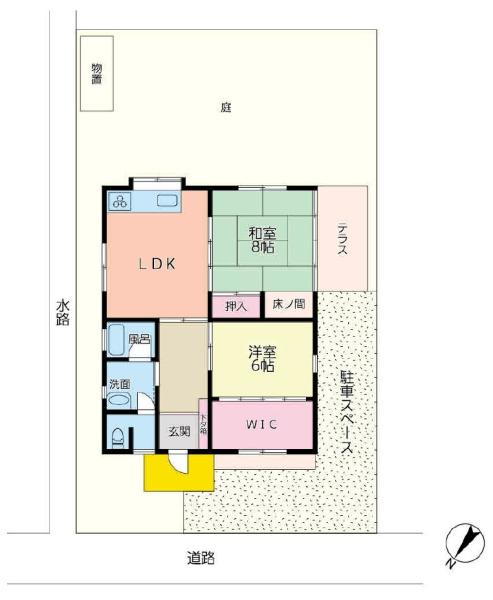 東金市　家徳の間取り画像