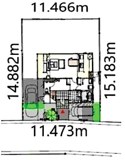 comZVillage東金市田間・全11区画・8号棟の区画図画像