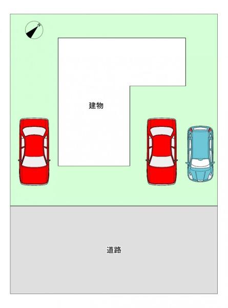 東金市　求名（ぐみょう）の区画図画像