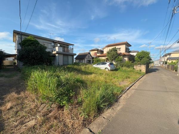 条件無し売地　八街市　文違（やちまたし　ひじかい）の現地土地写真画像