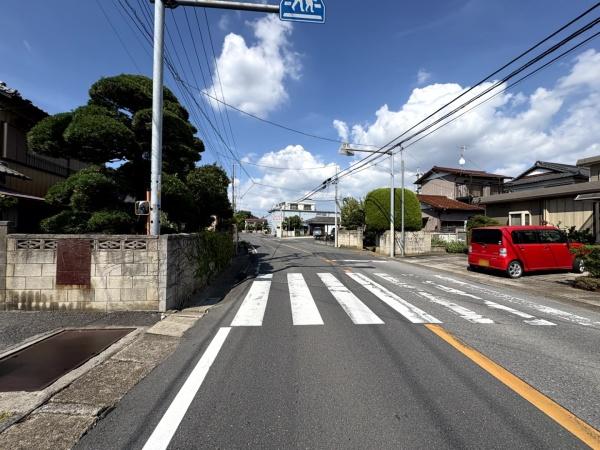 大網白里市 大網の前面道路含む現地写真画像
