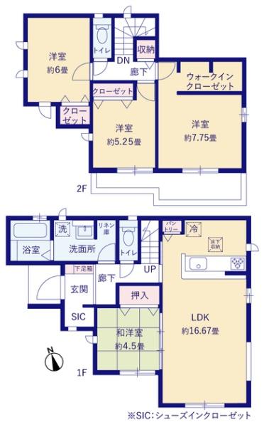 グラファーレ　佐倉市大蛇町１１期・全９棟・６号棟 新築一戸建