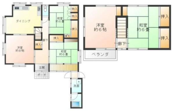 八街市　八街ほの間取り画像