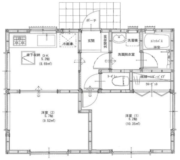 山武市　松ヶ谷ロ（さんむし　まつがや　ろ） 中古一戸建