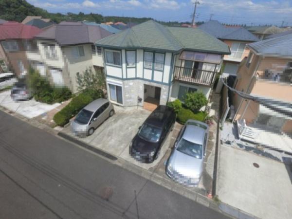 大網白里市　季美の森南２丁目の前面道路含む現地写真画像