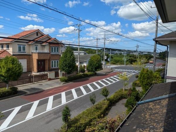 大網白里市　みどりが丘２丁目の前面道路含む現地写真画像