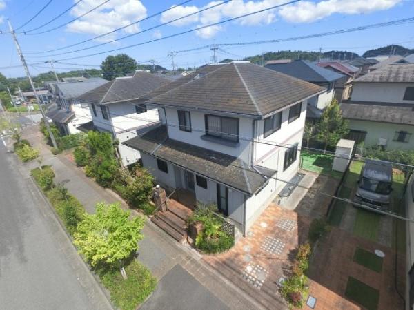 大網白里市　みどりが丘２丁目の前面道路含む現地写真画像