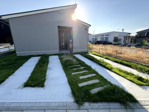 ライフベース 富里市 七栄 全7区画 7号棟の庭画像