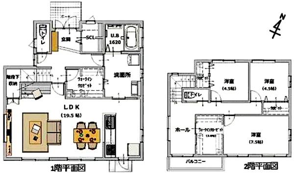 東金市　日吉台３丁目の間取り画像