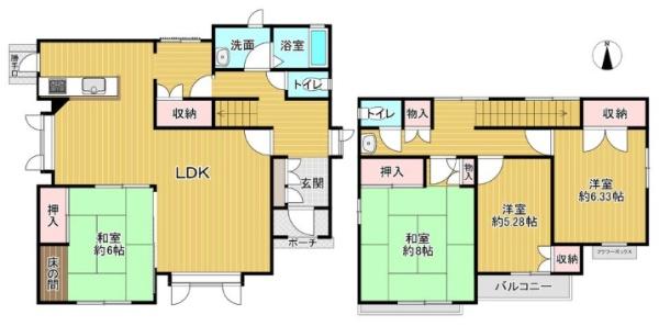 佐倉市　白銀２丁目（さくらし　しろがね） 中古一戸建