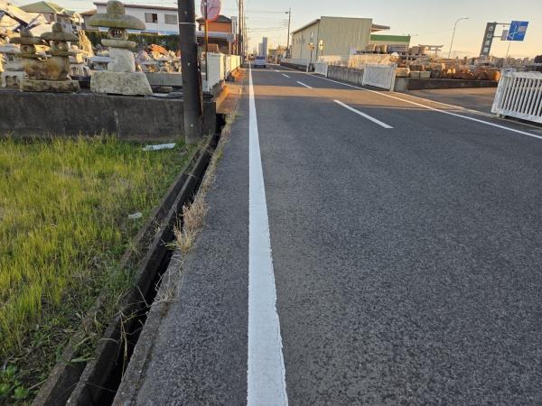 クレイドルガーデン 東金市 台方 第9 全4棟 4号棟の前面道路含む現地写真画像