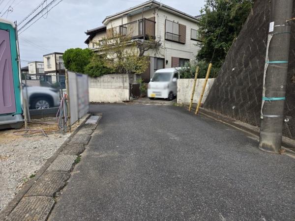 佐倉市　石川の前面道路含む現地写真画像