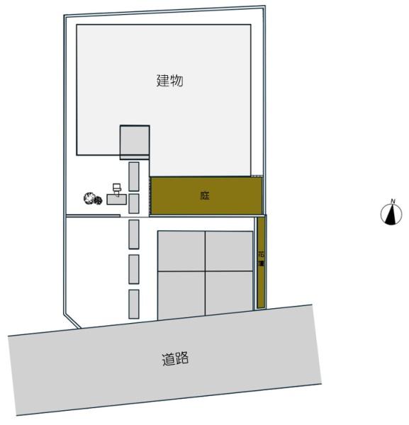 リナージュ　八街市八街に01期　全１棟　１号棟の区画図画像
