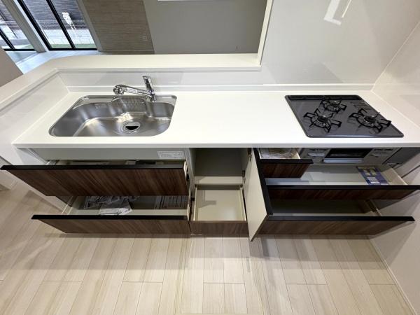 グラファーレ　富里市　御料　全９棟　３号棟のキッチン画像