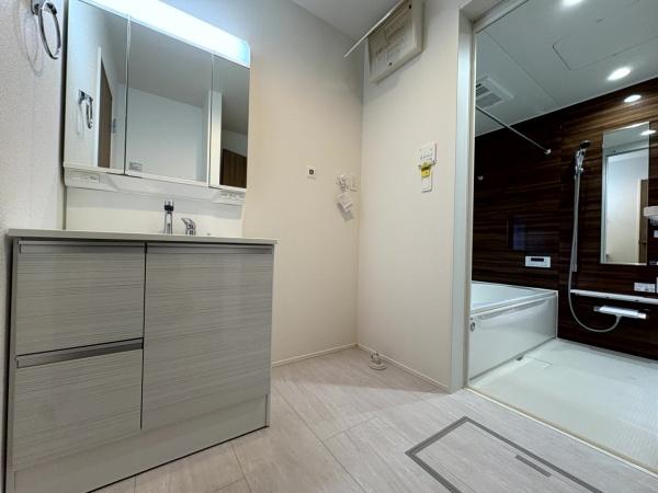 グラファーレ　富里市　御料　全９棟　３号棟の洗面台・洗面所画像