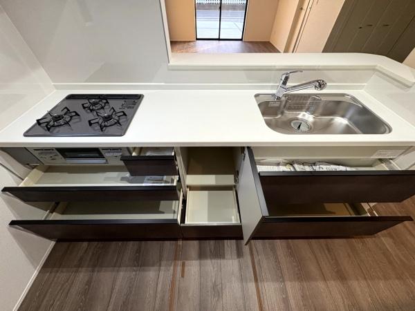 グラファーレ　富里市　御料　全９棟　８号棟のキッチン画像